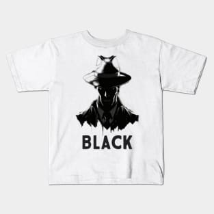 black head Kids T-Shirt